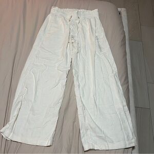 NWT American Eagle Outfitters Off-White Linen Pants